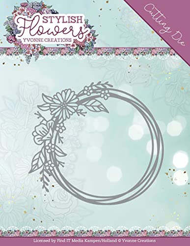 Dies - Yvonne Creations - Stylish Flowers - Flower Hoop von Find It Trading