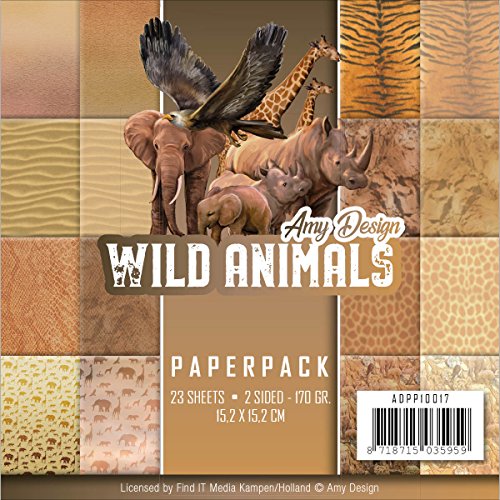 Finden ES Trading Amy Design-Papier, Mehrfarbig, X 15.24 x 1,01 cm von Find It Trading