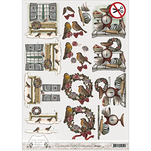 Finden ES Trading Amy Design browncante Weihnachten Punchout Tabelle von Find It Trading