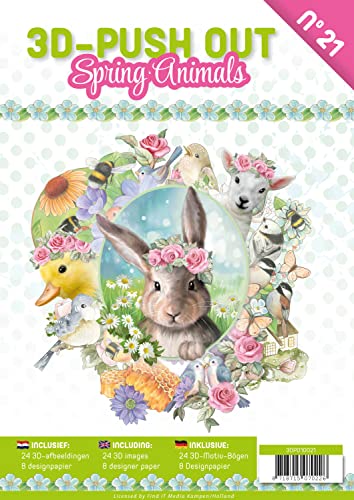 Nr. 21 Spring Animals - 3D Push Out Book von Find It