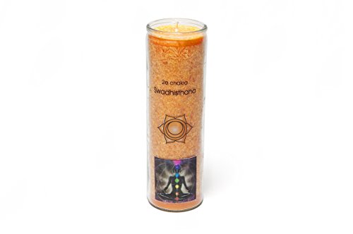 Find Something Different Etwas Finden Verschiedene orange 2. Chakra Swadhishthana Aromatische Kerze, Bambus, Mehrfarbig von Find Something Different