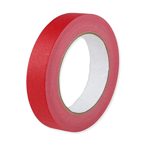 Shurtape Farbiges Abdeckband (CP-631): 3/4 in. x 60 yds. (rot) / non-branded, white core von FindTape
