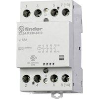 Finder 22.64.0.230.4310 Schütz 4 Schließer 230 V/DC, 230 V/AC 63 A 1 St. von Finder
