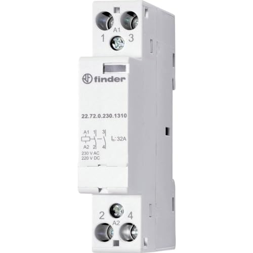 Finder 22.72.0.230.1310 Installationsschütz 2 Schließer 230V 1St. Finder 22.72.0.230.1310 Installationsschütz 2 Schließer 230V 1St. von Finder