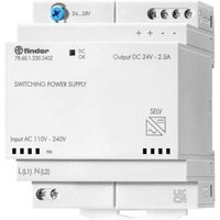 Finder 78.61.1.230.2403 Hutschienen-Netzteil (DIN-Rail) 24 V/DC 2.6A 60W Inhalt 1St. von Finder