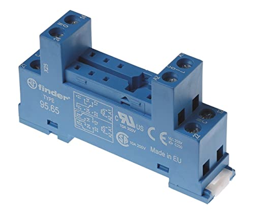 Finder 9565SMA Relaisfassung für Relais-Serien 4051/4052/4061/4462, Haltebügel: Metall Finder 9565SMA Relaisfassung für Relais-Serien 4051/4052/4061/4462, Haltebügel: Metall von Finder