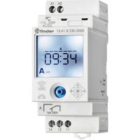 Finder - 12.A1.8.230.0000 Zeitschaltuhr für Hutschiene 230 v/ac Astronomisch, Wochenprogramm von Finder