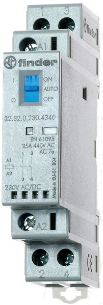 Finder Installationsschütz Schaltgerät Relais 25 A 24 V Ac Dc 22.32.0.024.1340 B-Ware von Finder