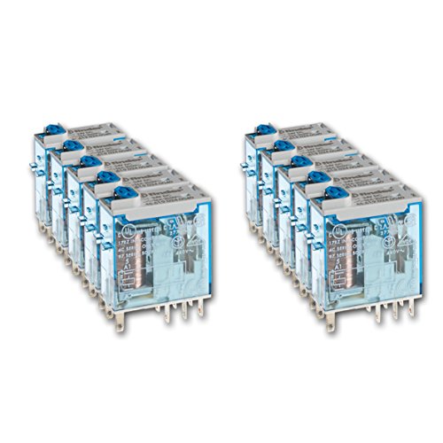 Finder 465290240040 2RT 8A 24VDC Steckrelais | AgNi Mechanischer Prüf-/Anzeigetaster Finder 465290240040 2RT 8A 24VDC Steckrelais | AgNi Mechanischer Prüf-/Anzeigetaster von Best Price Square