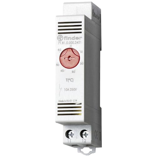 Finder Schaltschrank-Thermostat 7T.81.0.000.2402 250 V/AC 1 Öffner (B x H) 17.5mm x 88.8mm 1St. von Finder