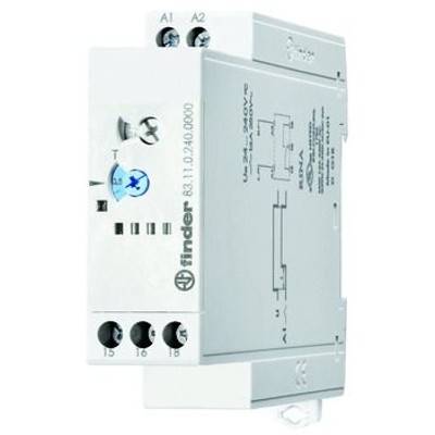 Zeitrelais 24-240V/AC 5-864000s ansprVerz Funktion ansprechverzögert von Finder