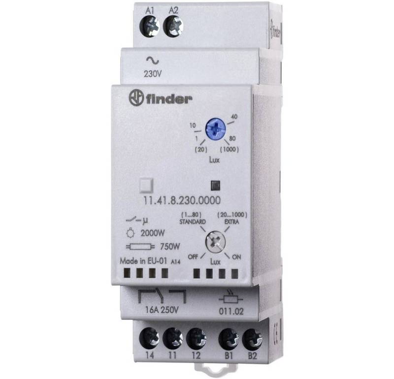 finder Dämmerungsschalter Finder Dämmerungsschalter 1 St. 11.41.8.230.0000 Betriebsspannung:230, (11.41.8.230.0000) von Finder