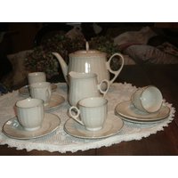 Altes Mokkaservice Mit Goldrand Altes Mokkaservice Mit Goldrand von FinderleinsFundgrube