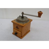 1930Er Pede Dienes Mokka Kaffeemühle Nr. 800, Gereinigt Funktioniert Sehr Gut, Vintage Mid Century, Made in Germany von FindingsFromOldTimes