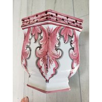 Rose Grau Weiß Porzellan Blumentopf| Blumentopf Übertopf | Dekorativ Grau-Rosa-Weiß von FindsBuyHoov