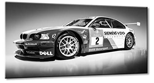 BMW DTM Rennwagen 3 5 3er 5er Schwarzweiß Wandbild Design Kult Art | Aus der Serie BMW Sportwagen | Farbe: schwarzweiss | Rubrik: BMW + Auto Bilder von Fine-Art-Manufaktur
