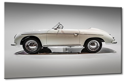 Fine-Art-Manufaktur Porsche 356 A 1600 S Speedster Klassiker Oldtimer Wandbild Sport | Aus der Serie Porsche Klassiker | Farbe: Weiss | Rubrik: Porsche + Auto Bilder von Fine-Art-Manufaktur