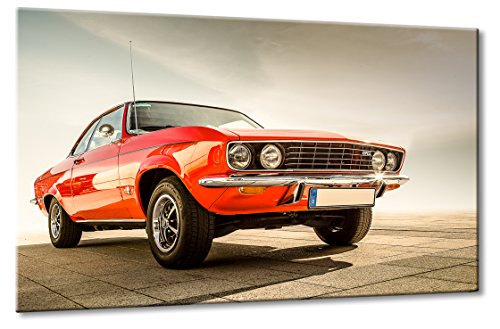 Opel Manta Stingray Stachelrochen Rot Wandbild Design Oldtimer Art | Aus der Serie Opel Klassiker | Farbe: rot | Rubrik: Cars + Auto Bilder von Fine-Art-Manufaktur