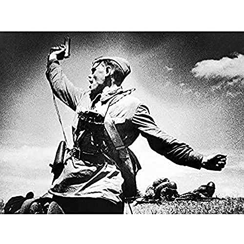 Alpert WWII War Sowjetischer Offizier Yeremenko Assault 1942 Foto-Kunstdruck, Leinwand, Premium-Wanddekoration, Poster Wandbild von Fine Art Prints