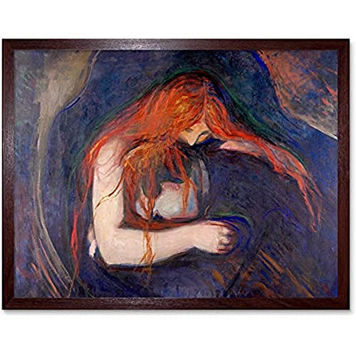 Edvard Munch Vampir 1895 Poster / Kunstdruck ohne Rahmen, Premium-Dekoration von Fine Art Prints