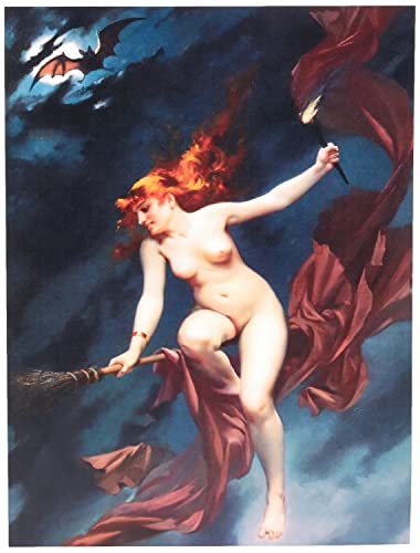 Falero The Witches Sabbath Fantasy Painting ungerahmt Wandkunstdruck Poster Heimdekoration Premium von Fine Art Prints