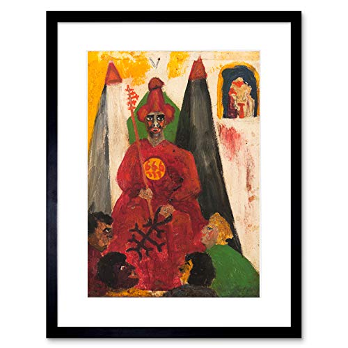 Fine Art Prints Crowley The Hierophant Kunstdruck, gerahmt von Fine Art Prints