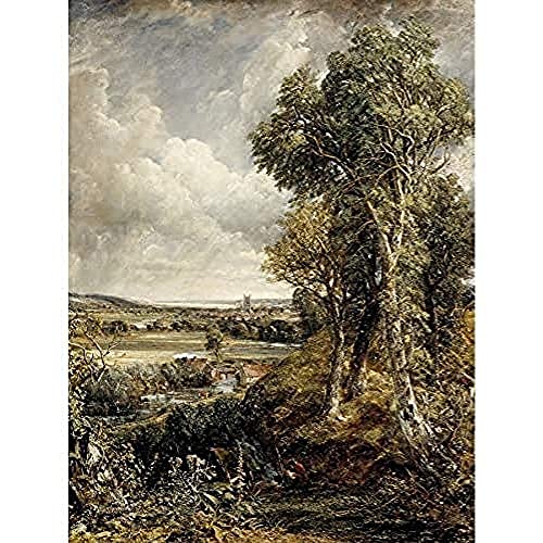 Fine Art Prints John Constable The Vale Of Dedham Kunstdruck, Leinwand, Premium-Wanddekoration, Poster von Fine Art Prints