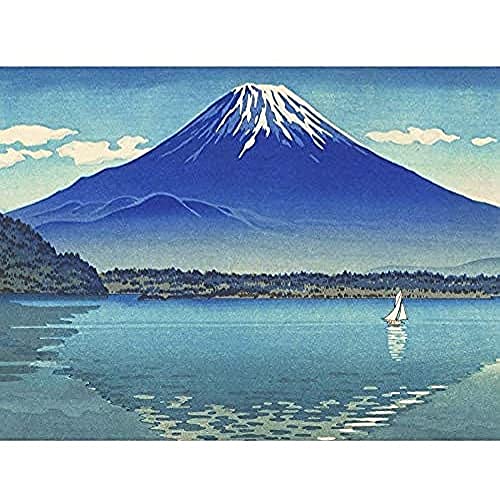 Fine Art Prints Koitsu Shoji-See Fuji Japanischer Malerei Kunstdruck Leinwand Premium Wanddekoration Poster Wandbild von Fine Art Prints