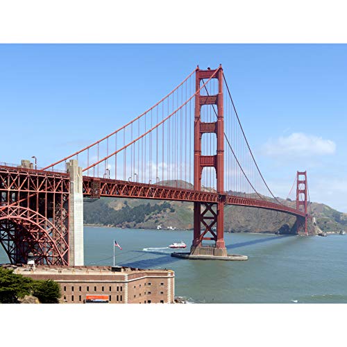 Highsmith Golden Gate Bridge Landschaft Foto großes Wandkunstposter Druck dickes Papier 45,7 x 61 cm von Fine Art Prints