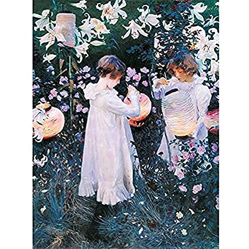 John Singer Sargent Nelke Lilie Rose Gemälde ungerahmt Wandkunst Poster Home Decor Premium von Fine Art Prints