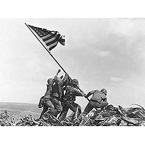 Rosenthal Iwo Jima Iconic WWII Foto ungerahmt Wand Kunst Poster Home Decor Premium von Fine Art Prints