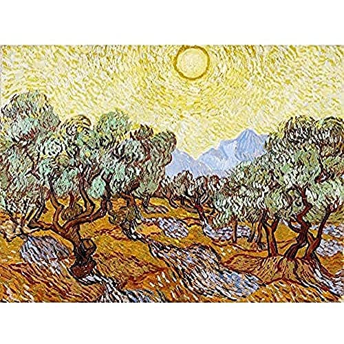 Fine Art Prints Vincent Van Gogh Kunstdruck auf Leinwand, Motiv: Olivenbäume, Minneapolis Institute of Arts von Fine Art Prints