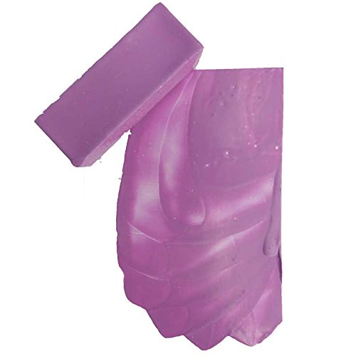 Meyco Encaustic Wachsfarbe, Künstlerwachs, großer Block 75x26x26 mm, 60 ml (Flieder Hell) von Meyco