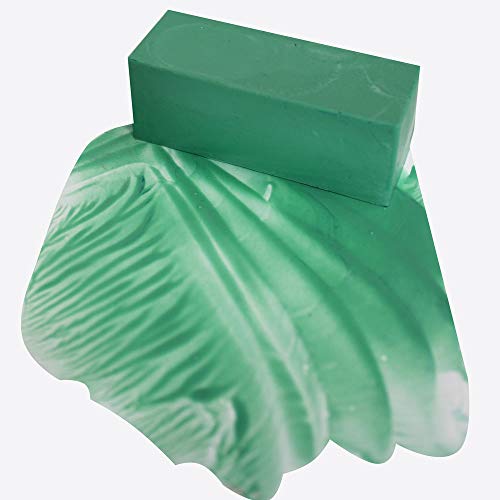 Fine Art Encaustic Wachsfarbe, Künstlerwachs, großer Block 75x26x26 mm, 60 ml (Aquamint) von Meyco