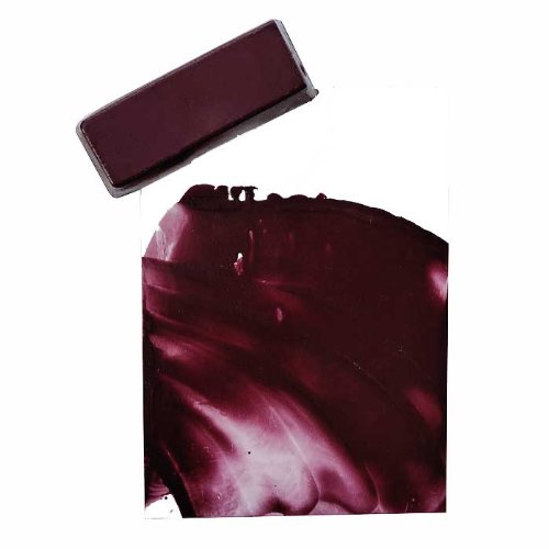 Meyco Encaustic Wachsfarbe, Künstlerwachs, großer Block 75x26x26 mm, 60 ml (Dunkle Beere) von Meyco
