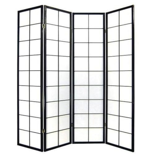 Fine Asianliving Japanische Paravent Raumteiler Trennwand B180xH180cm 4-teilig Shoji Reispapier Schwarz Japanische Paravent Raumteiler Shoji Raumtrenner Spanische Wand Sichtschutz Trennwand Fine Asianliving Japanische Paravent Raumteiler Trennwand B180xH180cm 4-teilig Shoji Reispapier Schwarz Japanische Paravent Raumteiler Shoji Raumtrenner Spanische Wand Sichtschutz Trennwand von Fine Asianliving