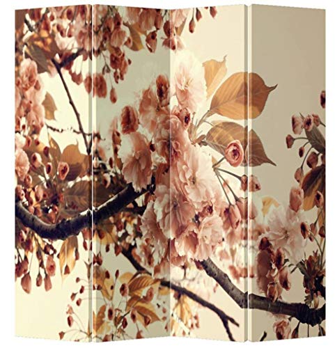 Fine Asianliving Paravent Raumteiler Spanische Wand L160xH180cm Beidseitig Trennwand Room Divider Raumtrenner Bedruckte Canvas Sichtschutz Leinwand Doppelseitig von Fine Asianliving