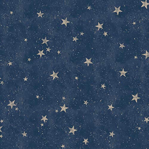 Fine Décor M1490 Tapete Starlight Stars, Marine von Crown