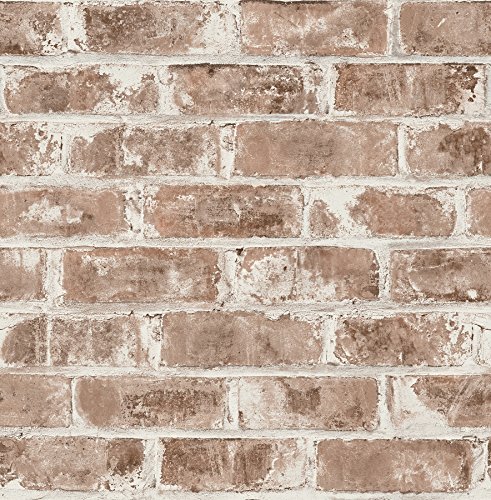 Fine Décor uw24760 Lager Brick Seitenwand, rot von FINE DECOR