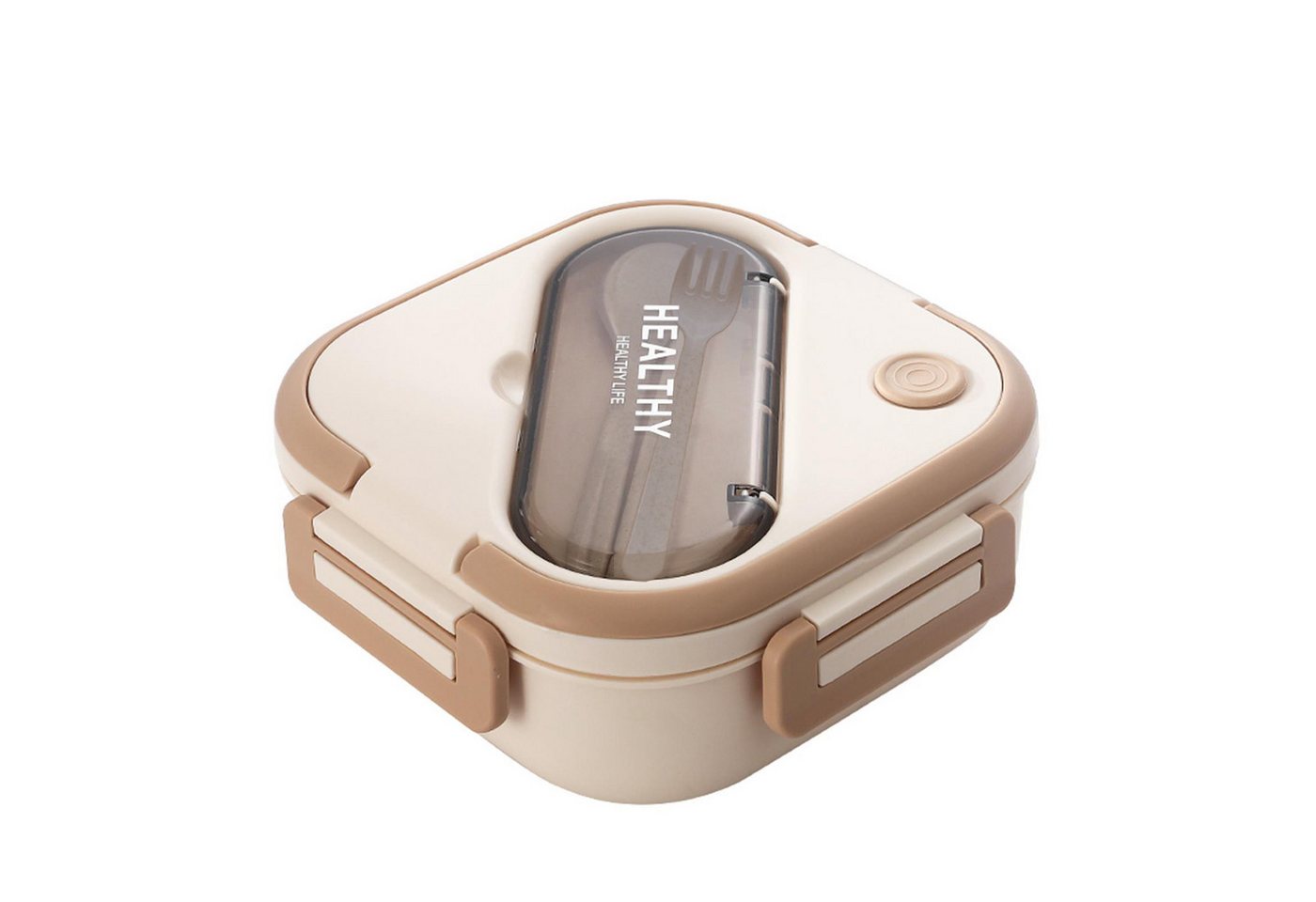 Fine Life Pro Lunchbox Kinder Brotdose (3 Fächer), PP5, (1-tlg), Auslaufsicher & BPA-frei-mit Besteck von Fine Life Pro
