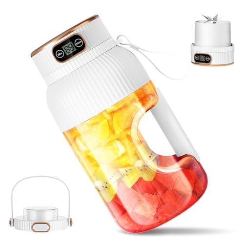 Standmixer Mixer Smoothie Maker mit 1,2 L Mixbehälter, Standmixer Hochleistungsmixer mit 10 Klingen, Smoothie Mixer, Blender mit Impuls/Ice-Crush Funktion, BPA frei (beige) von Fine Life Pro