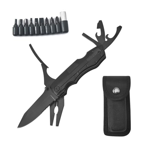 Multitool Klappmesser Edelstahl Multitool Messer Outdoor Taschenmesser im Schweizer Stil für Papa, Messer Outdoor, Geburtstagsgeschenk Gadgets für Männer von Fine jade2