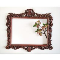 Kunstvoller Rahmen Geschnitztes Holz Für Malerei Zeichnung Oder Spiegel Mid Century Kunstvoller Rahmen Geschnitztes Holz Für Malerei Zeichnung Oder Spiegel Mid Century von FineArtsFrance