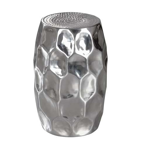 FineBuy Beistelltisch 30 x 47 x 30 cm Aluminium Dekotisch orientalisch rund, Kleiner Hammerschlag Abstelltisch, Designer Ablagetisch Metall modern, Kleiner Anstelltisch schmal FineBuy Beistelltisch 30 x 47 x 30 cm Aluminium Dekotisch orientalisch rund, Kleiner Hammerschlag Abstelltisch, Designer Ablagetisch Metall modern, Kleiner Anstelltisch schmal von FineBuy Möbel zum Wohlfühlen