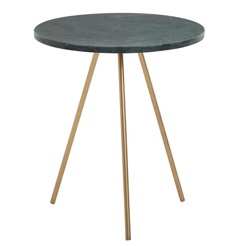 FineBuy Beistelltisch Echter Marmor Grün 38x38x44cm Anstelltisch Metall Gold, Kleiner Dreibein Sofatisch Rund, Wohnzimmertisch Couch Modern, Couchtisch Hoch FineBuy Beistelltisch Echter Marmor Grün 38x38x44cm Anstelltisch Metall Gold, Kleiner Dreibein Sofatisch Rund, Wohnzimmertisch Couch Modern, Couchtisch Hoch von FineBuy Möbel zum Wohlfühlen