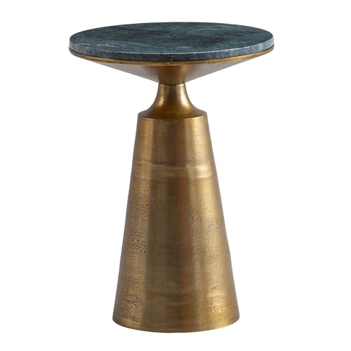 FineBuy Beistelltisch Echter Marmor Metall 40x40x56,5 cm Anstelltisch Grün Gold, Kleiner Abstelltisch Rund, Wohnzimmertisch Couch Modern, Marmortisch Hoch FineBuy Beistelltisch Echter Marmor Metall 40x40x56,5 cm Anstelltisch Grün Gold, Kleiner Abstelltisch Rund, Wohnzimmertisch Couch Modern, Marmortisch Hoch von FineBuy Möbel zum Wohlfühlen