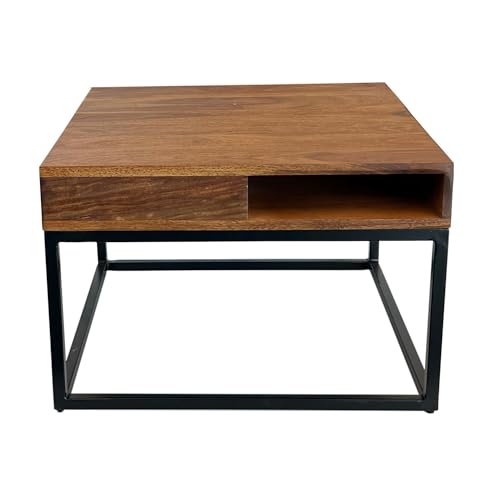 FineBuy Couchtisch 60x60x40 cm Sheesham Massivholz/Metall Sofatisch Eckig, Wohnzimmertisch mit Stauraum, Kaffeetisch Massiv, Kleiner Tisch Beistelltisch Wohnzimmer Modern Quadratisch FineBuy Couchtisch 60x60x40 cm Sheesham Massivholz/Metall Sofatisch Eckig, Wohnzimmertisch mit Stauraum, Kaffeetisch Massiv, Kleiner Tisch Beistelltisch Wohnzimmer Modern Quadratisch von FineBuy Möbel zum Wohlfühlen