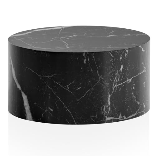 FineBuy Couchtisch MONOBLOC 60x60x30 cm, Design Wohnzimmertisch Rund, Lounge Sofatisch Kaffeetisch Modern von FineBuy Möbel zum Wohlfühlen