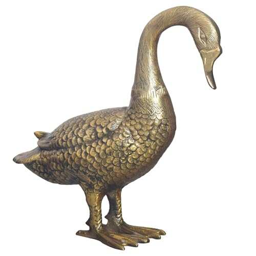 FineBuy Dekofigur Gans Aluminium Gold 46 cm Wohndekoration Tischdekoration, Design Metall Deko Alu Modern, Tischdeko Wohndeko Aluminiumdekoration, Dekoration Wohnaccessoire FineBuy Dekofigur Gans Aluminium Gold 46 cm Wohndekoration Tischdekoration, Design Metall Deko Alu Modern, Tischdeko Wohndeko Aluminiumdekoration, Dekoration Wohnaccessoire von FineBuy Möbel zum Wohlfühlen