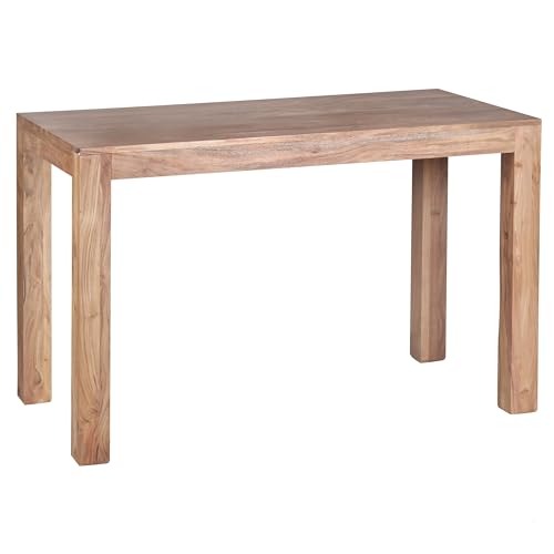 FineBuy Esstisch Massivholz Akazie 120 x 60 x 76 cm Esszimmer-Tisch Design Küchentisch modern Landhaus-Stil Holztisch rechteckig dunkel-braun Natur-Produkt Massivholzmöbel Echt-Holz von FineBuy Möbel zum Wohlfühlen